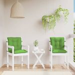 Casa si Gradina - Textile si covoare - Perne si pilote - Perne decorative - Perne scaun spatar scund 2 buc. melanj verde 100x50x7 cm textil - Infinity.ro