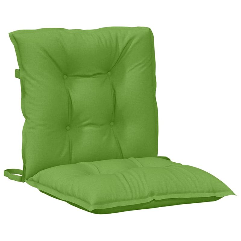 Casa si Gradina - Textile si covoare - Perne si pilote - Perne decorative - Perne scaun spatar scund 2 buc. melanj verde 100x50x7 cm textil - Infinity.ro