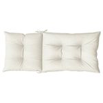 Casa si Gradina - Textile si covoare - Perne si pilote - Perne decorative - Perne scaun spatar inalt, 6 buc. melanj crem 120x50x7 cm textil - Infinity.ro