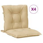 Casa si Gradina - Textile si covoare - Perne si pilote - Perne decorative - Perne scaun cu spatar mic, 4 buc. melanj bej 100x50x7 cm textil - Infinity.ro