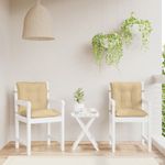 Casa si Gradina - Textile si covoare - Perne si pilote - Perne decorative - Perne scaun cu spatar mic, 4 buc. melanj bej 100x50x7 cm textil - Infinity.ro