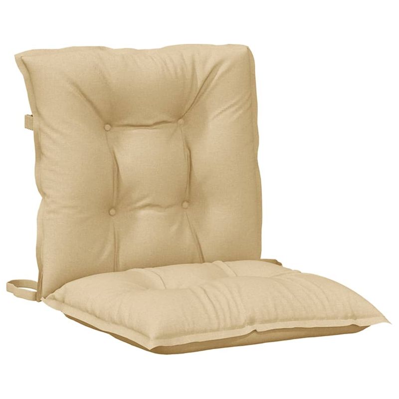 Casa si Gradina - Textile si covoare - Perne si pilote - Perne decorative - Perne scaun cu spatar mic, 4 buc. melanj bej 100x50x7 cm textil - Infinity.ro