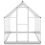Casa si Gradina - Gradinarit si plante - Sere si solarii - Sere cu cadru de baza, argintiu, 334x169x202 cm, aluminiu - Infinity.ro