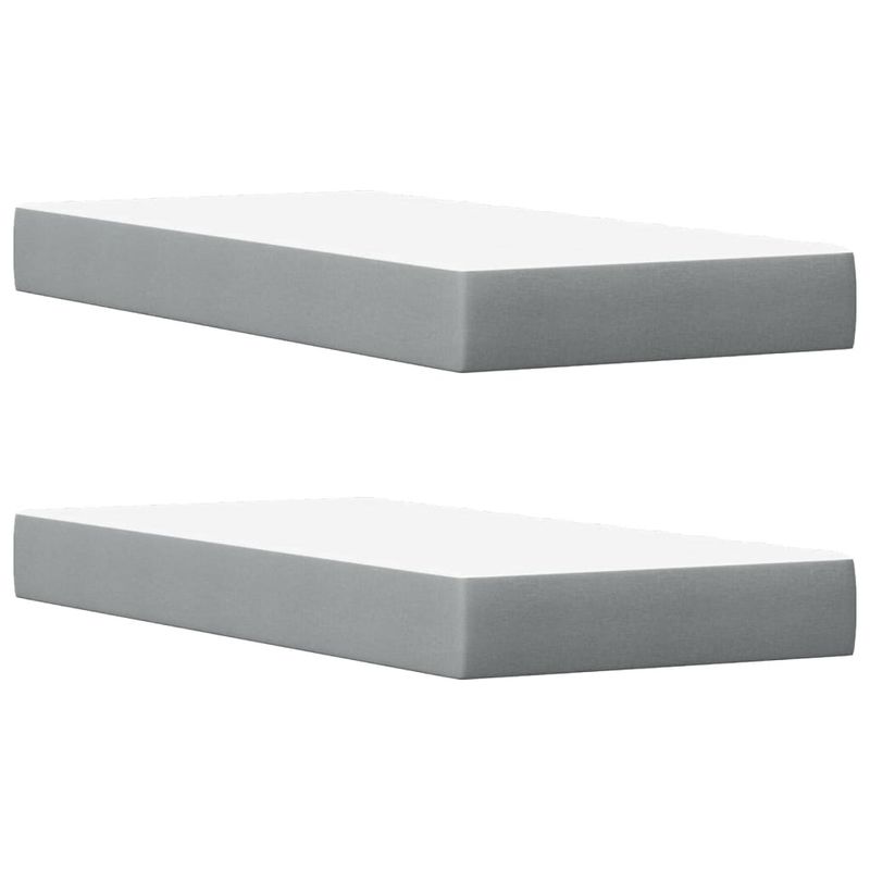 Casa si Gradina - Mobilier - Paturi si accesorii - Paturi - Pat cu saltea, 200x200 cm, alb, lemn masiv de pin - Infinity.ro