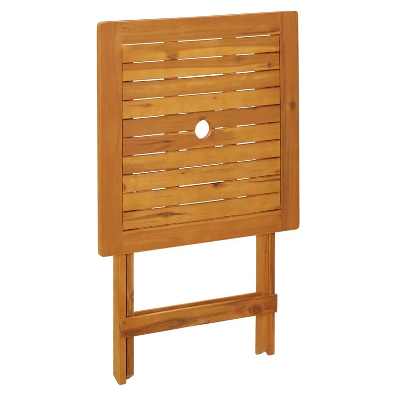 Casa si Gradina - Gradina si terasa - Mobilier exterior - Seturi mobila gradina - Set mobilier bistro, 3 piese, bej, polipropilena si lemn masiv - Infinity.ro