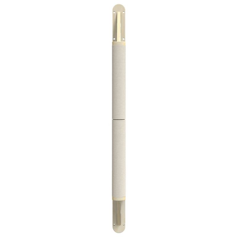 Petshop - Accesorii petshop - Jucarii animale - Ansambluri de joaca - Ansamblu zgariat pentru pisici, montat pe perete, 109 cm sisal, gri închis - Infinity.ro