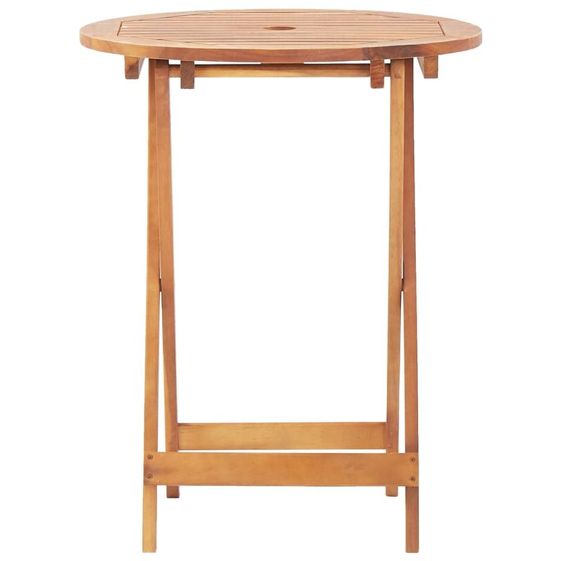 Casa si Gradina - Gradina si terasa - Mobilier exterior - Seturi mobila gradina - Set bistro de gradina, 3 piese, poliratan și lemn masiv, mărime 60x75 cm - Infinity.ro