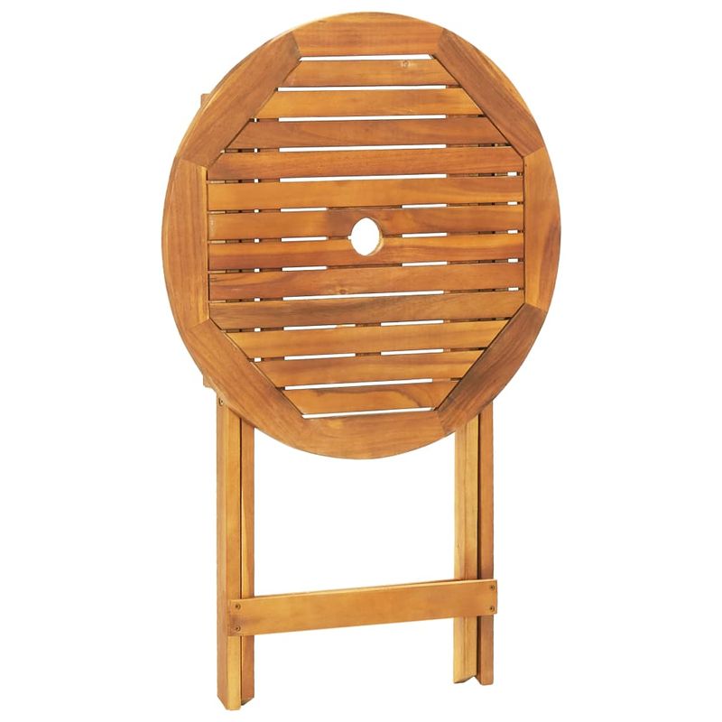Casa si Gradina - Gradina si terasa - Mobilier exterior - Seturi mobila gradina - Set bistro de gradina, 3 piese, poliratan și lemn masiv, mărime 60x75 cm - Infinity.ro