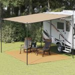 Sport si Outdoor - Camping - Accesorii corturi - Covor pentru cort, nisipiu, 300x400 cm, HDPE - Infinity.ro