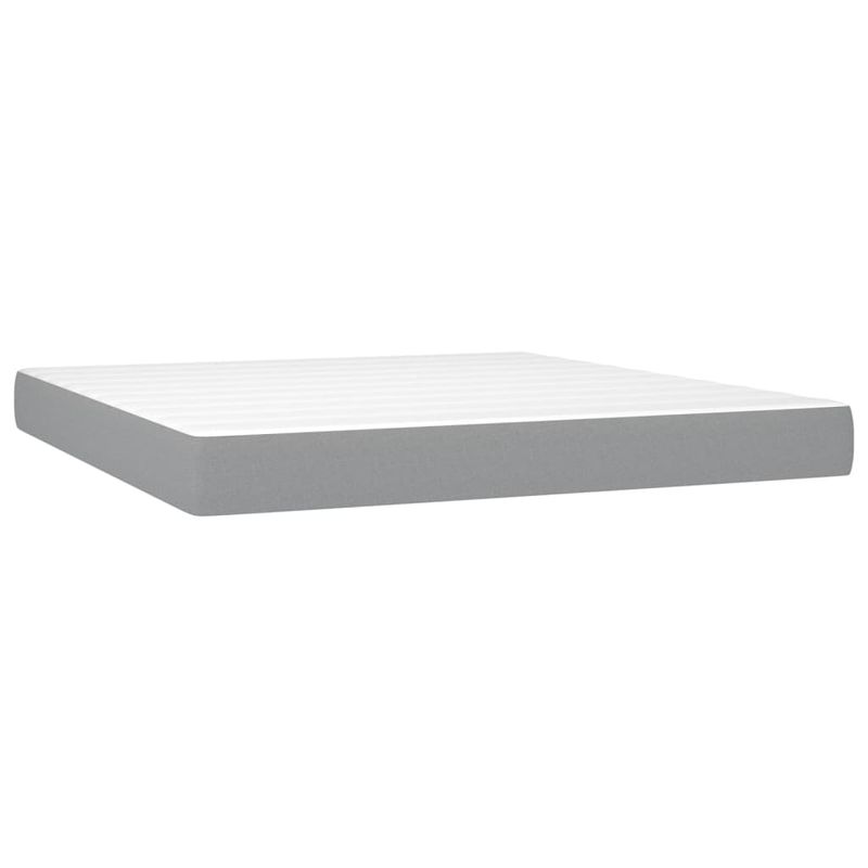 Casa si Gradina - Mobilier - Paturi si accesorii - Paturi - Pat cu sertare si saltea, alb, 200x200 cm, lemn masiv pin - Infinity.ro