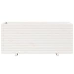 Casa si Gradina - Gradinarit si plante - Plante si ghivece - Ghivece si suporturi - Jardiniera de gradina, alb, 110x40x49,5 cm, lemn masiv de pin - Infinity.ro