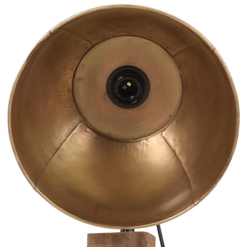 Casa si Gradina - Corpuri si surse de iluminat - Veioze si lampi - Lampadare - Lampa de podea 25 W, alama antichizata, 45x45x120 cm, E27 - Infinity.ro
