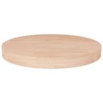 Casa si Gradina - Mobilier - Feronerie si accesorii mobila - Blat de masa rotund, Ø30x4 cm, lemn masiv stejar netratat - Infinity.ro