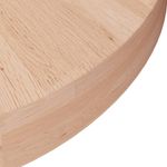 Casa si Gradina - Mobilier - Feronerie si accesorii mobila - Blat de masa rotund, Ø30x4 cm, lemn masiv stejar netratat - Infinity.ro