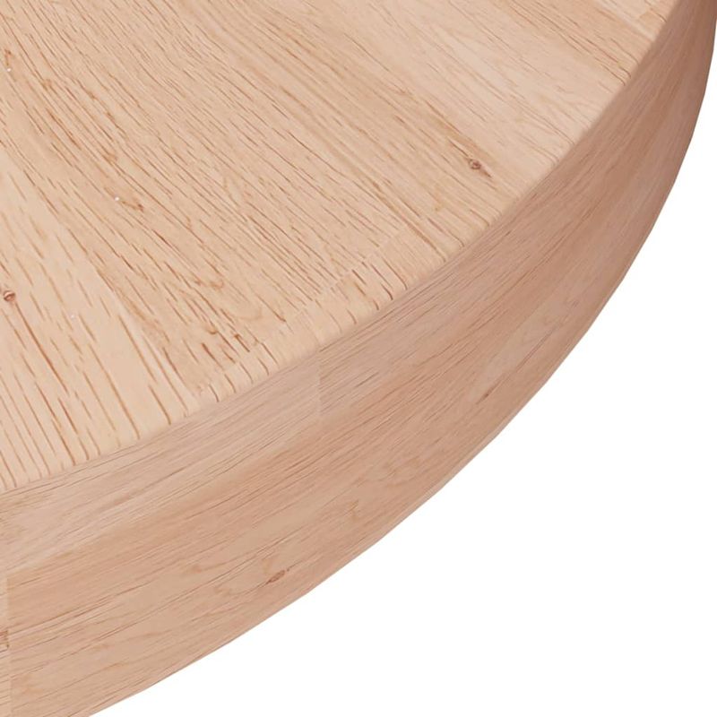 Casa si Gradina - Mobilier - Feronerie si accesorii mobila - Blat de masa rotund, Ø30x4 cm, lemn masiv stejar netratat - Infinity.ro