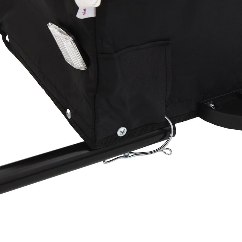 Sport si Outdoor - Ciclism - Accesorii pentru biciclete - Remorci biciclete - Remorca pentru biciclete negru/portocaliu, 30 kg, fier, mărime 122x53x53 cm - Infinity.ro