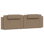 Casa si Gradina - Mobilier - Paturi si accesorii - Paturi - Cadru de pat cu tablie, cappuccino, 180x200 cm, piele ecologica - Infinity.ro
