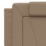 Casa si Gradina - Mobilier - Paturi si accesorii - Paturi - Pat cu saltea, cappuccino, 160x200cm piele ecologica - Infinity.ro