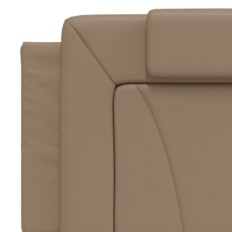 Casa si Gradina - Mobilier - Paturi si accesorii - Paturi - Pat cu saltea, cappuccino, 160x200cm piele ecologica - Infinity.ro