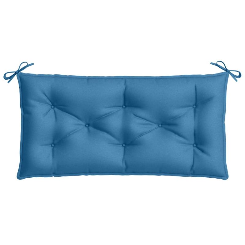Casa si Gradina - Gradina si terasa - Mobilier exterior - Perne decorative exterior - Perna banca de gradina 2 buc melanj albastru 100x50x7 cm textil - Infinity.ro