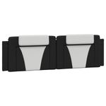 Casa si Gradina - Mobilier - Paturi si accesorii - Accesorii paturi - Tablie de pat Alb Lucios 75 cm Lemn compozit - Infinity.ro