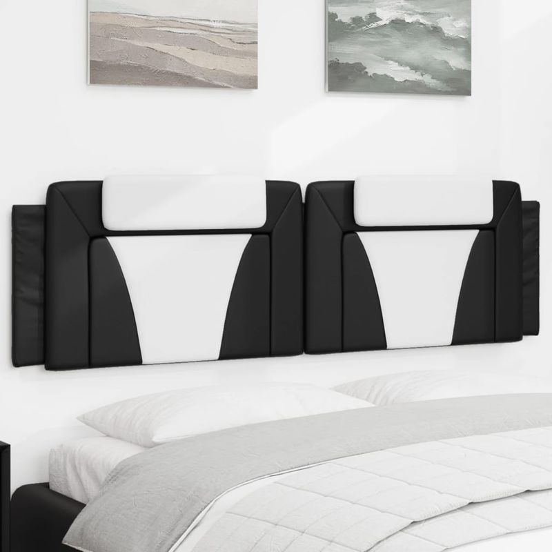 Casa si Gradina - Mobilier - Paturi si accesorii - Accesorii paturi - Tablie de pat Alb Lucios 75 cm Lemn compozit - Infinity.ro