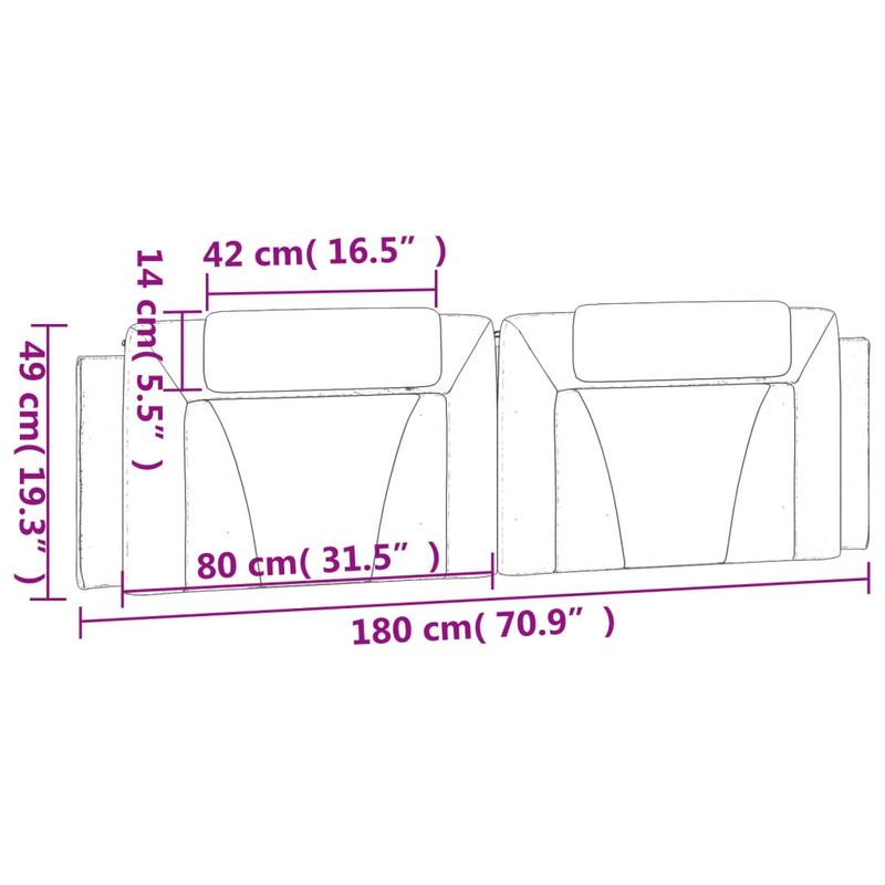 Casa si Gradina - Mobilier - Paturi si accesorii - Accesorii paturi - Tablie de pat Alb Lucios 75 cm Lemn compozit - Infinity.ro