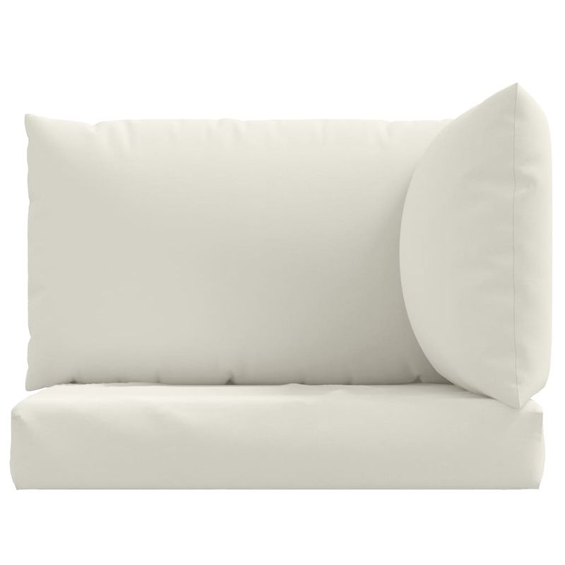 Casa si Gradina - Textile si covoare - Perne si pilote - Perne decorative - Perne de paleti, 3 buc., melanj crem, material textil - Infinity.ro