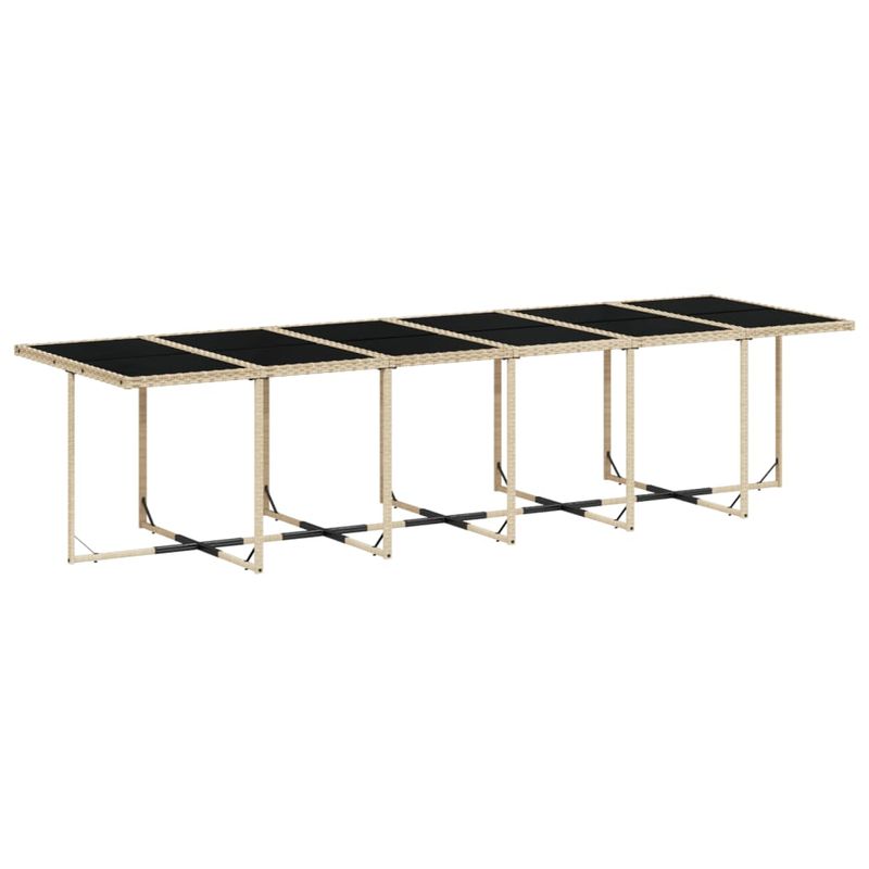 Casa si Gradina - Gradina si terasa - Mobilier exterior - Seturi mobila gradina - Set mobilier gradina cu perne, 17 piese bej combinat poliratan - Infinity.ro
