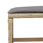 Casa si Gradina - Gradina si terasa - Mobilier exterior - Seturi mobila gradina - Set mobilier gradina cu perne, 17 piese bej combinat poliratan - Infinity.ro