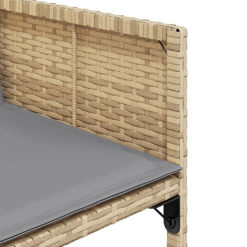Casa si Gradina - Gradina si terasa - Mobilier exterior - Seturi mobila gradina - Set mobilier gradina cu perne, 17 piese bej combinat poliratan - Infinity.ro