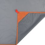 Sport si Outdoor - Camping - Accesorii camping si drumetii - Patura de picnic cu tarusi, gri si portocaliu, 205x155 cm - Infinity.ro