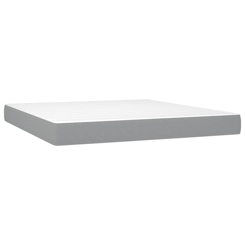 Casa si Gradina - Mobilier - Paturi si accesorii - Paturi - Pat cu saltea, alb, 180x200 cm, lemn masiv pin - Infinity.ro