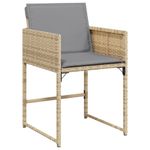 Casa si Gradina - Gradina si terasa - Mobilier exterior - Seturi mobila gradina - Set mobilier pentru gradina, 7 piese, cu perne, bej, poliratan - Infinity.ro