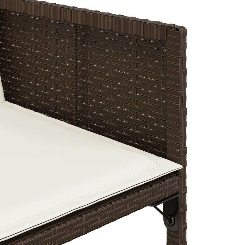 Casa si Gradina - Gradina si terasa - Mobilier exterior - Seturi mobila gradina - Set mobilier de gradina, 13 piese, maro, cu perne, poliratan - Infinity.ro