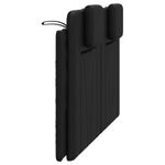 Casa si Gradina - Mobilier - Paturi si accesorii - Accesorii paturi - Tablie de pat Gri din beton 120 cm Lemn compozit - Infinity.ro