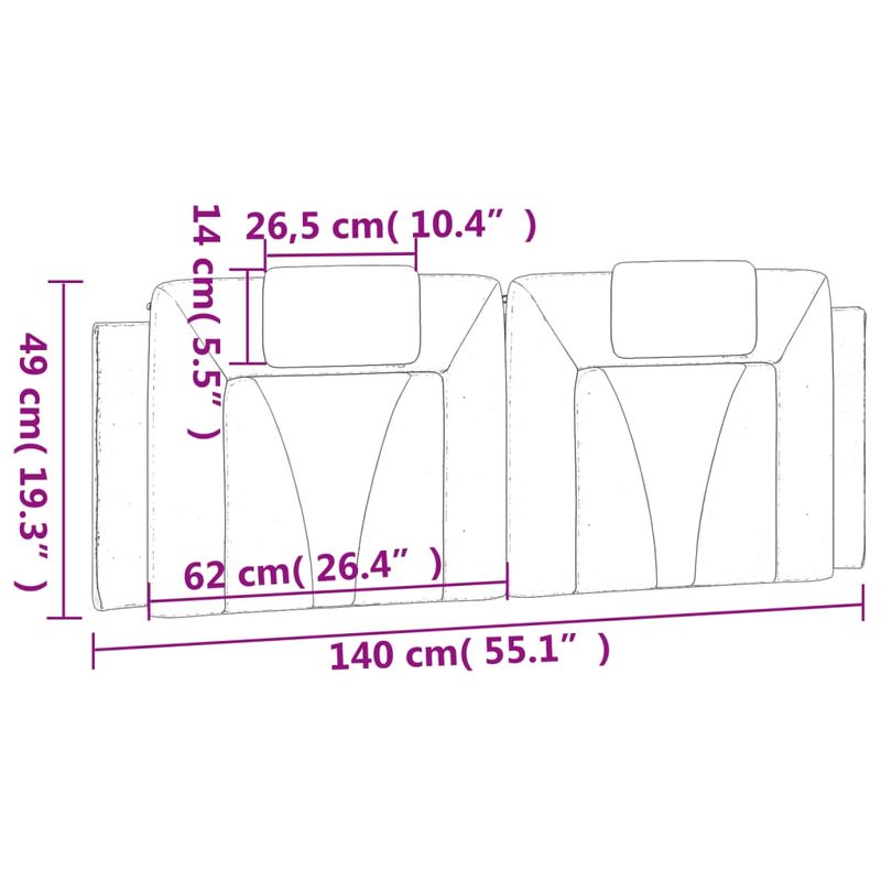 Casa si Gradina - Mobilier - Paturi si accesorii - Accesorii paturi - Tablie de pat Gri din beton 120 cm Lemn compozit - Infinity.ro