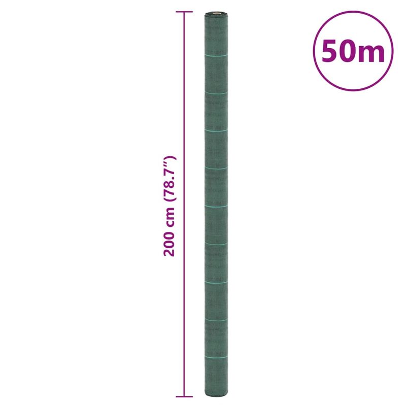 Casa si Gradina - Gradinarit si plante - Sere si solarii - Membrana antiburuieni, verde, 2x50 m, PP - Infinity.ro