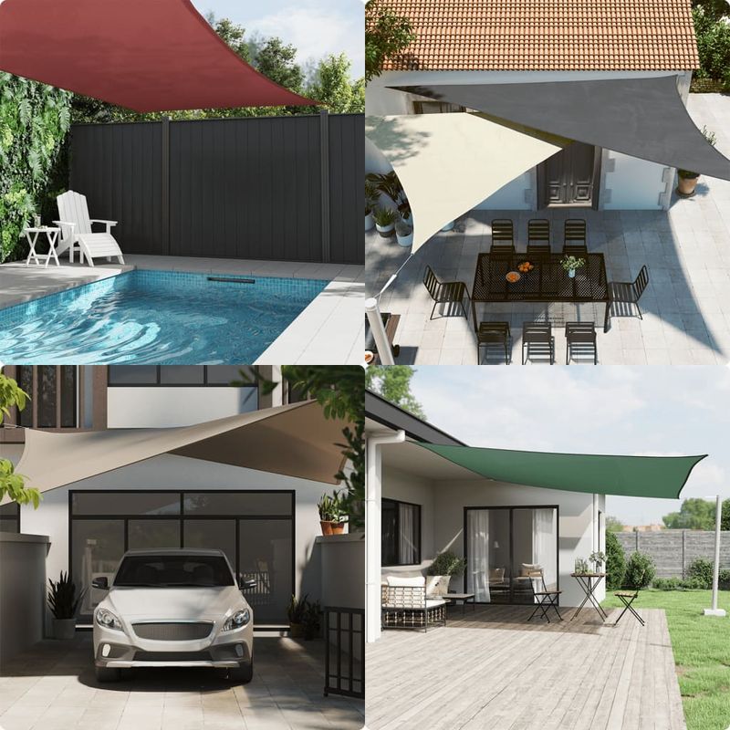 Casa si Gradina - Gradina si terasa - Umbrele si pavilioane - Umbrele - Parasolar, gri deschis, 4,5x4,5x4,5 m, 100% poliester Oxford - Infinity.ro