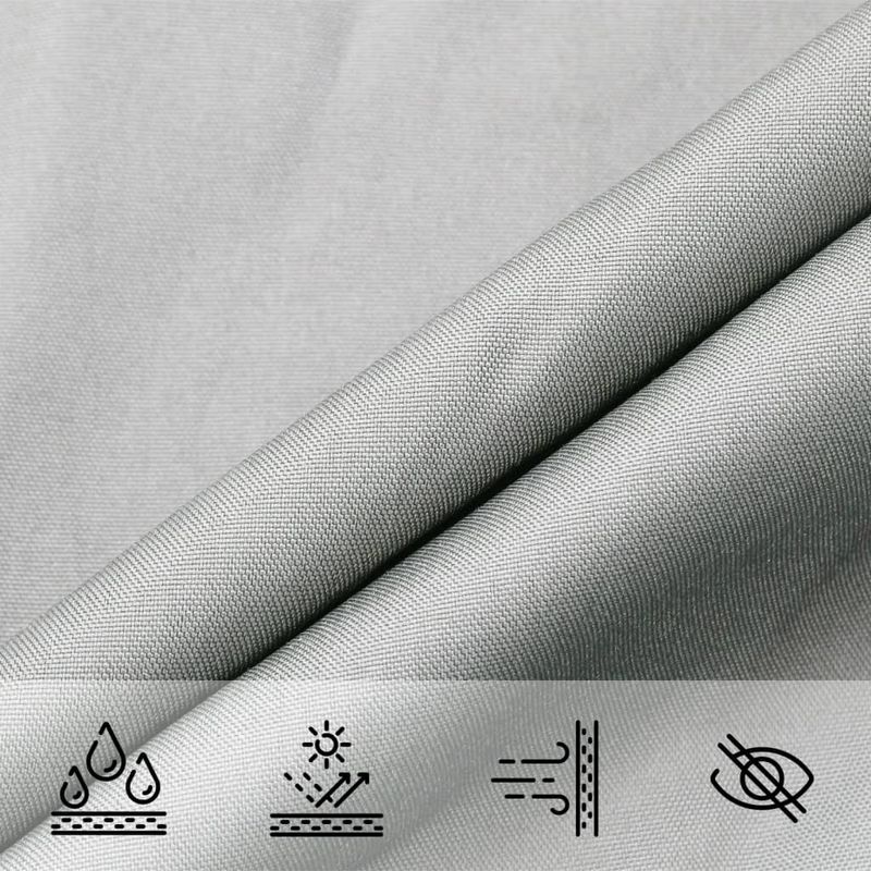 Casa si Gradina - Gradina si terasa - Umbrele si pavilioane - Umbrele - Parasolar, gri deschis, 3x4x5 m, 100% poliester Oxford - Infinity.ro