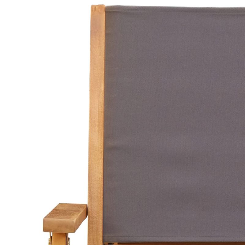 Casa si Gradina - Gradina si terasa - Mobilier exterior - Seturi mobila gradina - Set mobilier bistro, 3 piese, textil antracit/lemn masiv - Infinity.ro