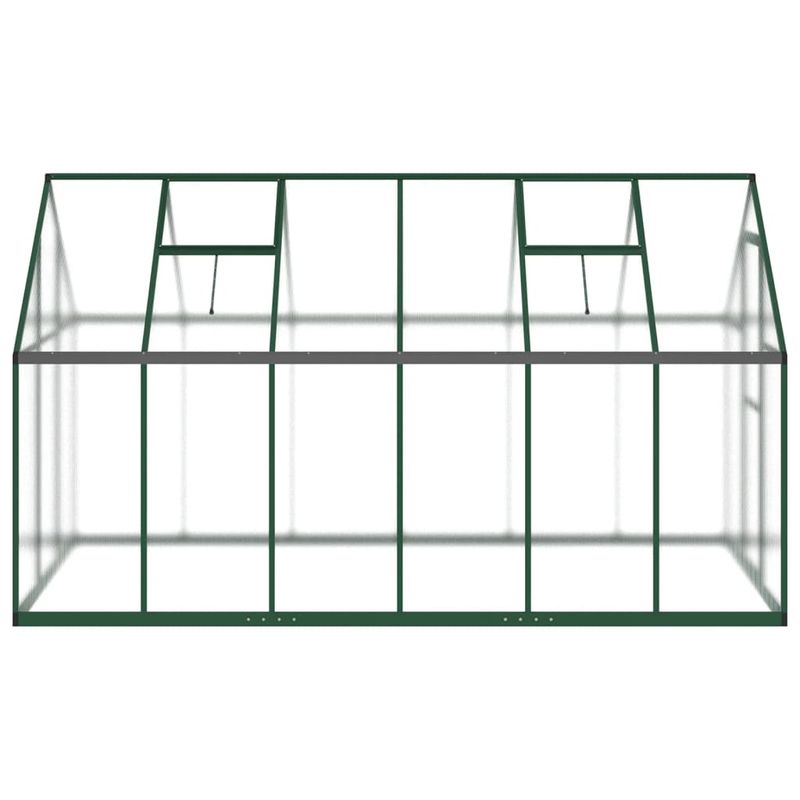 Casa si Gradina - Gradinarit si plante - Sere si solarii - Sere cu cadru de baza, verde, 334x169x195 cm, aluminiu - Infinity.ro