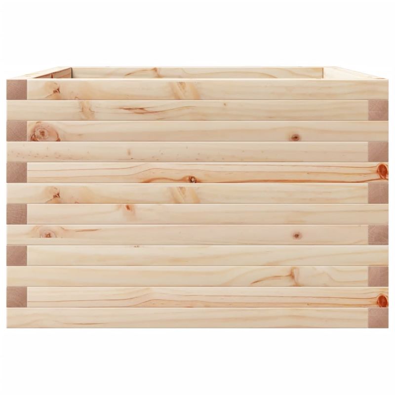 Casa si Gradina - Gradinarit si plante - Plante si ghivece - Ghivece si suporturi - Jardiniera de gradina, 70x70x45,5 cm, lemn masiv de pin - Infinity.ro