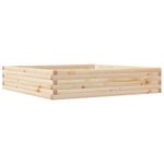 Casa si Gradina - Gradinarit si plante - Plante si ghivece - Ghivece si suporturi - Jardiniera de gradina, 110x110x23 cm, lemn masiv de pin - Infinity.ro