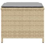 Casa si Gradina - Gradina si terasa - Mobilier exterior - Scaune si sezlonguri gradina - Scaune de gradina cu perne 4 buc. mix bej 40x40x35 cm poliratan - Infinity.ro