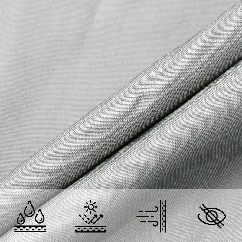 Casa si Gradina - Gradina si terasa - Umbrele si pavilioane - Umbrele - Parasolar, gri deschis, 3,5x3,5x4,9 m, 100% poliester Oxford - Infinity.ro