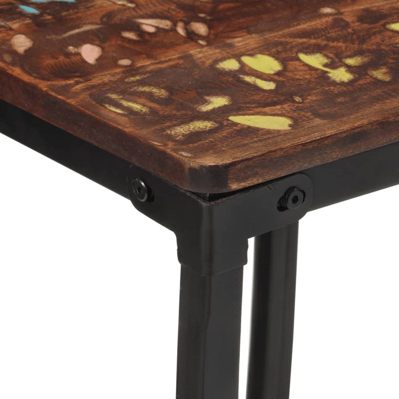 Casa si Gradina - Mobilier - Scaune si fotolii - Scaune - Scaune de bar, 4 buc., lemn masiv reciclat - Infinity.ro