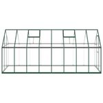 Casa si Gradina - Gradinarit si plante - Sere si solarii - Sere cu cadru de baza, verde, 445x169x195 cm, aluminiu - Infinity.ro