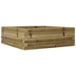 Casa si Gradina - Gradinarit si plante - Plante si ghivece - Ghivece si suporturi - Jardiniera de gradina, 70x70x23 cm, lemn de pin impregnat - Infinity.ro