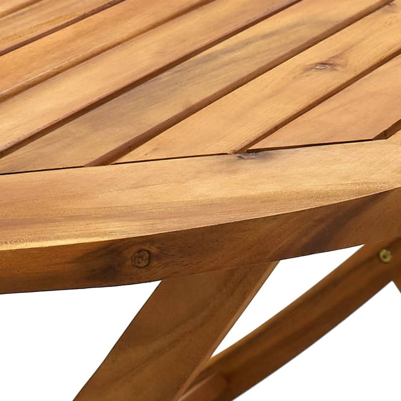 Casa si Gradina - Gradina si terasa - Mobilier exterior - Seturi mobila gradina - Set mobilier de gradina 7 piese textil alb crem/lemn masiv - Infinity.ro